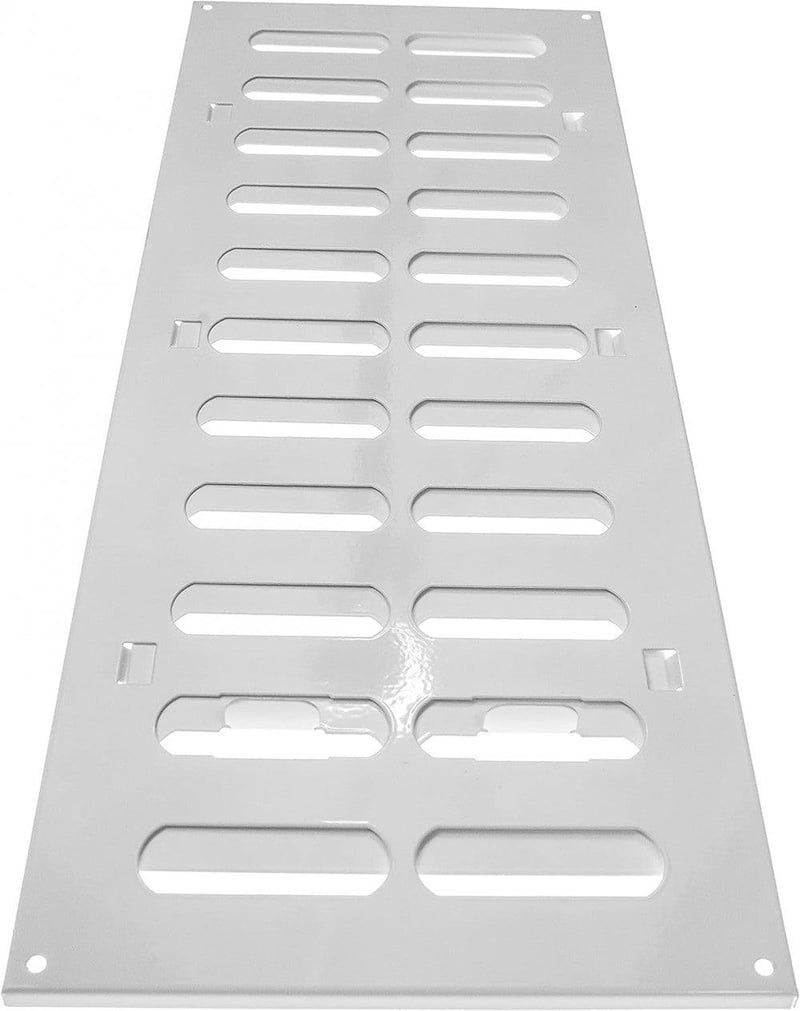 Állítható fehér légbeömlő rács 400x150mm rovarráccsal - HVAC
