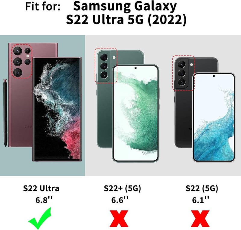 Samsung Galaxy S22 Ultra 5G Vékony Fekete TPU Védőtok