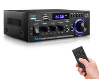 KKMOL AK45 Mini Bluetooth Sztereó Erősítő 400W, USB/SD, Távirányítóval 9