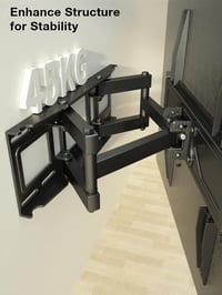 USX-MOUNT dönthető, forgatható TV fali tartó 32-70" LED, OLED, plazma TV-hez, 50kg-ig 5