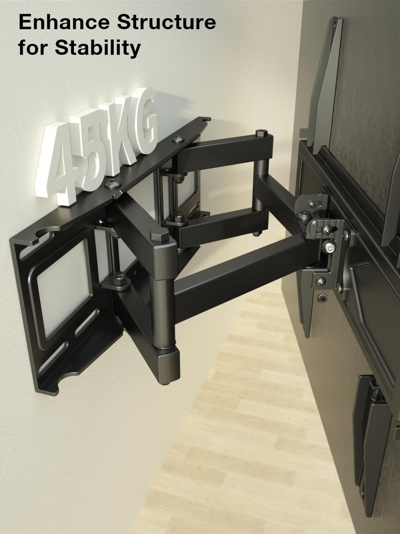 USX-MOUNT dönthető, forgatható TV fali tartó 32-70" LED, OLED, plazma TV-hez, 50kg-ig