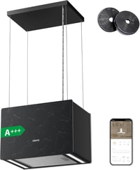 Ciarra Pinnacle okos WiFi-s sziget páraelszívó, 48cm, beton hatású 1