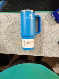 Pahar STANLEY 1913 Quencher H2.0 FlowState 0,89 L - Albastru Azure — fără capac și pai (stare: vezi imaginea nr. 2) 2