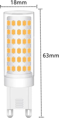 Philips G9 LED Izzó 9W Meleg Fehér, Energiatakarékos 3db 2
