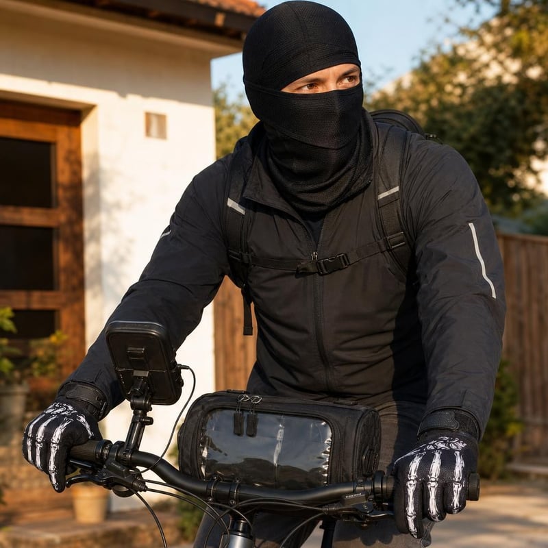 Moto navigacijski set: S rukavice + 3l torba + maska + vodootporni nosač mobitela