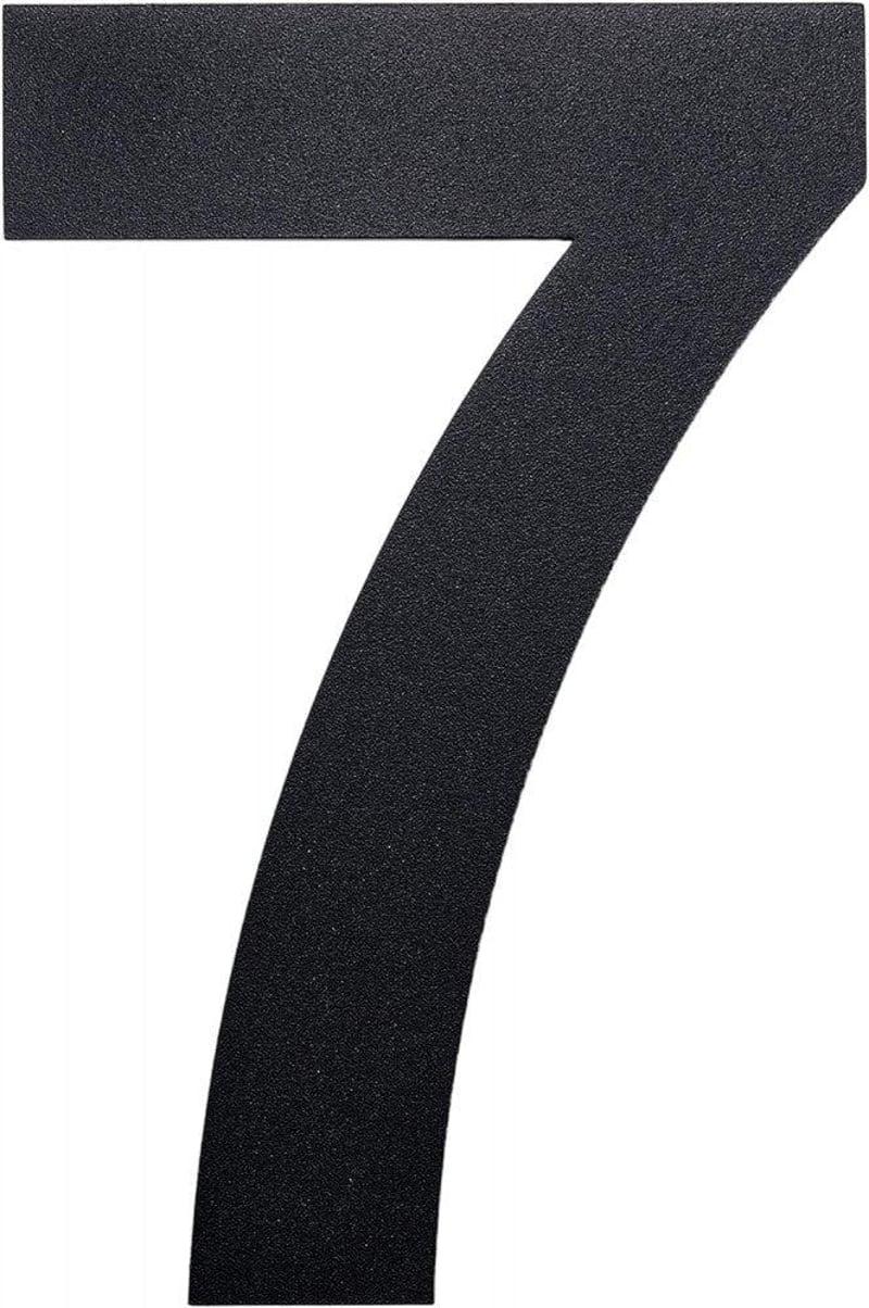Rozsdamentes 20,5 cm-es "7"-es Házszám - Időjárásálló, Nagy Méretű