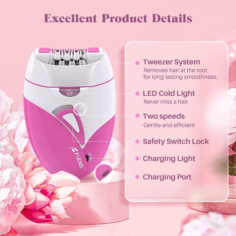 Philips LED-es női epilátor arcra és testre - vezeték nélküli szőrtelenítő