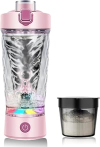 flintronic Elektromos Protein Shaker 650ml - USB-C Tölthető Automata Keverőpalack, BPA-mentes Tritan Anyag, Hordozható Turmixpohár Sportolás 1