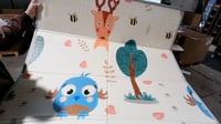 BabyJoy dječja igraonica 120x180 cm s čičak metom, košem za košarku i golom, sigurna i prostrana dječja ogradica s dodacima 10