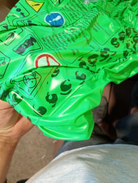 Nafukovací krokodíl na plávanie Intex Giant Gator 203x114 cm, nosnosť 80 kg, zelený bazénový spoločník na jazdenie, používaný 3