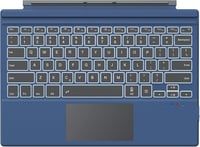 MoKo Bluetooth Billentyűzet Touchpaddal Surface Pro 7+/7/6/5/4/3 Készülékekhez - 7 Színű RGB Háttérvilágítás, Újratölthető, QWERTY 1
