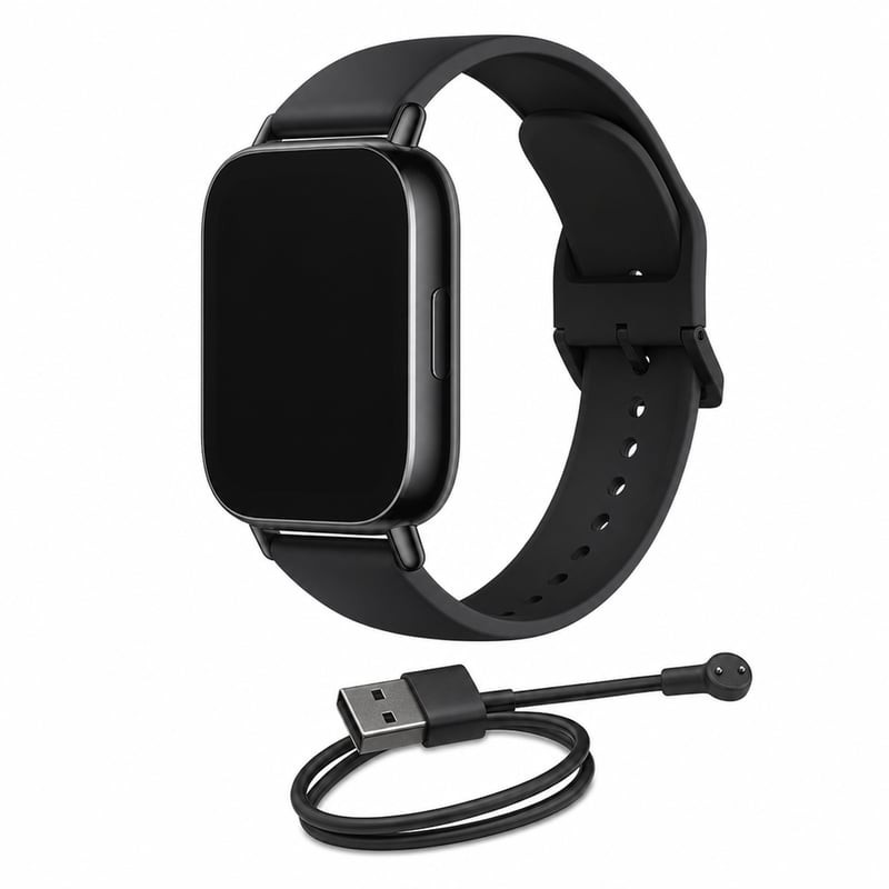 Ceas inteligent Xiaomi Redmi Watch 5 Lite negru, 1,96" AMOLED, GPS — defect, pentru piese: nefuncțional, nu răspunde (stare: vezi a 2-a imagine)