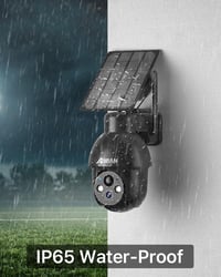 ANRAN Q3 Pro 2K HD Kültéri WiFi Biztonsági Kamera - Napelemes, Vezeték Nélküli, Spotlámpával, AI Mozgásérzékelővel, Alexa Kompatibilis, Szín 7