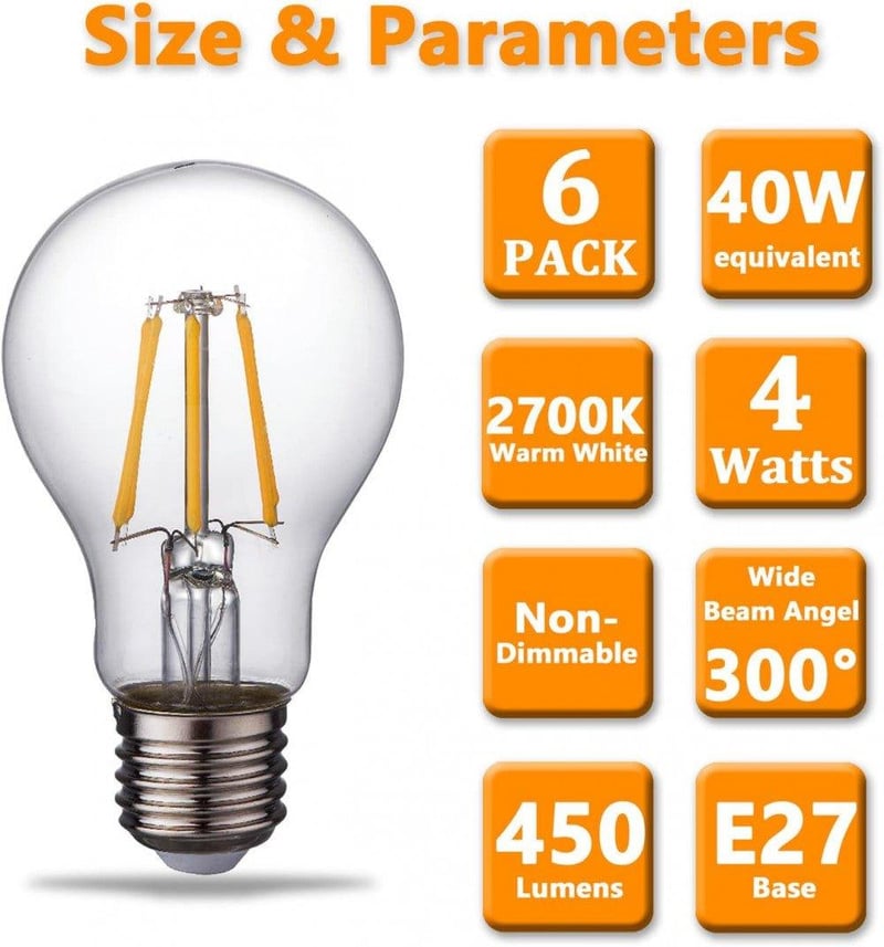 Philips E27 Meleg Fehér LED Izzó 3db, 450lm, 2700K