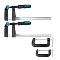 Cecotec StrongComfort 4400 Force Csavarszorító Készlet 7 db, 4 db 300 mm-es — 2 darab 1 colos bilincs nélkül (állapot: lásd a 2. képet) 1