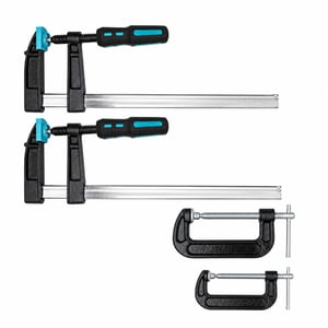 Set stega Cecotec StrongComfort 4400 Force, 7 komada, 4 komada od 300 mm — bez 2 stezaljke od 1 inča (stanje: vidi 2. sliku)