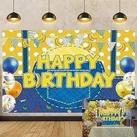 Színes "Happy Birthday" Szülinapi Zászlófüzér Dekoráció 2