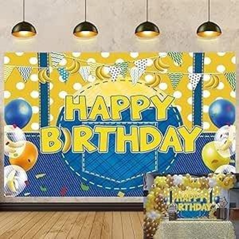 Színes "Happy Birthday" Szülinapi Zászlófüzér Dekoráció