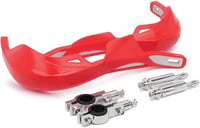 JFG RACING Univerzális Motoros Kézvédő 22-28 mm Kormányhoz - Alumínium Ötvözet és Polipropilén Anyagú Dirt Bike Védőelem, Piros 1