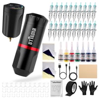 Stigma Pro vezeték nélküli tetoválógép szett - 1400 mAh akkumulátor, 20 db patron tűvel 1