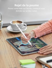 MEKO iPad Stylus Toll Tenyérérzékelővel - Gyorstöltés, Dőlésérzékelés, Kompatibilis iPad Air 3-5, Mini 5-6, Pro 11/12.9 Modellekkel (2018-20 4