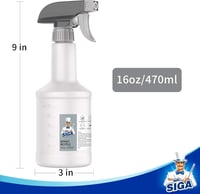 MR.SIGA Szórófejes Palack 3 db-os Készlet - Állítható Permet Funkció, 470ml, Többcélú Használat Növényekhez, Hajformázáshoz, Vasaláshoz, Újr 6