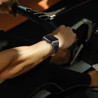 Apple Watch nylon sportszíj - Fekete, kompatibilis minden sorozattal 3