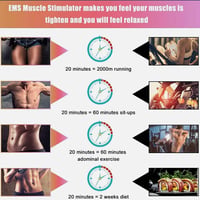 EGEYI EMS Vezeték Nélküli Hasizom Stimulátor - Okos Fitness Gép Teljes Testre 4