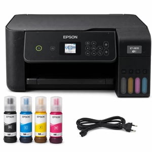Epson EcoTank ET-2870 A4 Wi-Fi tintatartályos multifunkciós nyomtató, másoló, szkenner, LCD — beszáradt tinta (állapot: lásd a 2. képet)