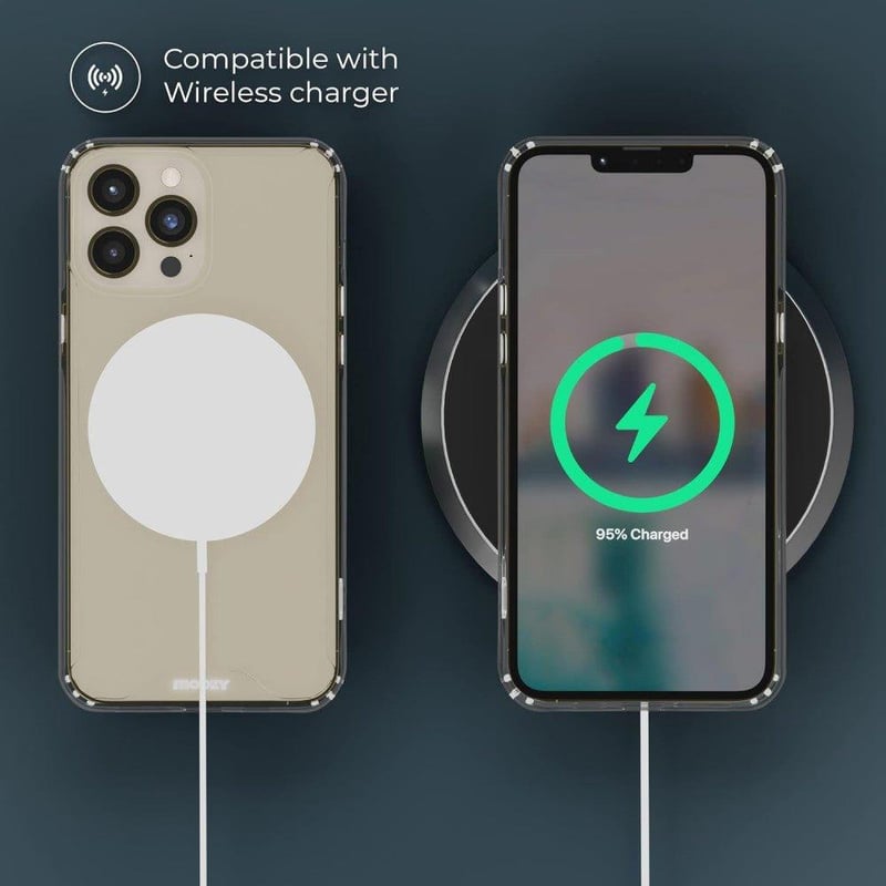 Apple iPhone 13 Pro Védőtok - Átlátszó Szélű, Ütésálló