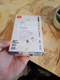 Căști wireless JBL Tune Flex Ghost 2 cu ANC, 48 h, IP54 - alb — fără cablu de încărcare USB (stare: vezi a 2-a imagine) 3