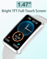 HUAKUA Okosóra Lépésszámlálóval - Nagy Kijelzős, Vízálló Fitnesz Tracker, App Nélkül 3