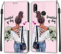 Huawei P20 Lite Prémium Bőr Flip Tok Állvánnyal és Kártyatartóval 1