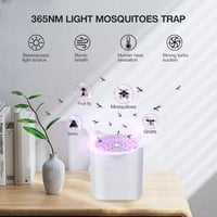 Elektromos USB rovarcsapda LED fénnyel - Szúnyog- és muslicairtó lámpa bel- és kültérre 5