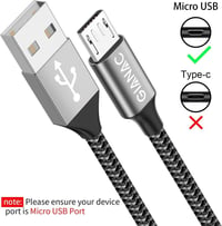 Blaupunkt Gyorstöltő Micro USB Kábelszett - 4 Méretben (0,5-3m) 3