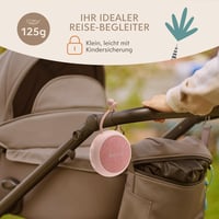 Sweety Fox Fehérzaj Készülék Babáknak - Rózsaszín Altatógép 15 Hanggal, USB Tölthető Éjszakai Fénnyel, Altató Dallamokkal 6