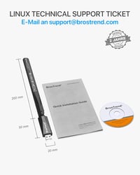 BrosTrend AC650 Linux USB WiFi adapter - Ubuntu, Raspberry Pi kompatibilis, 5GHz/2.4GHz, 5dBi antenna 8