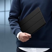 Apple iPad Pro 12.9 Védőtok Tolltartóval, Fekete TPU Hátlap 7