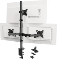 PUTORSEN Monitor Tartó 3 Monitoros 13-32 Colos Képernyőkhöz, 80 cm-es Rúd, Forgatható, Dönthető, Állítható Magasságú, 9 kg/Kar, VESA 75x75/1 1
