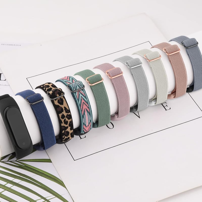 Xiaomi Mi Band 7/6/5 állítható nylon szíj - Vancle sportpánt