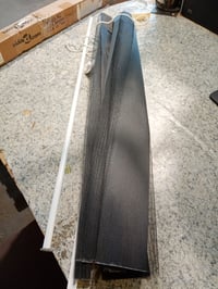 Rulou tip zebră vidaXL negru 80x150 cm din material textil poliester, cu grad de transparență reglabil, lățime material 75,9 cm 3