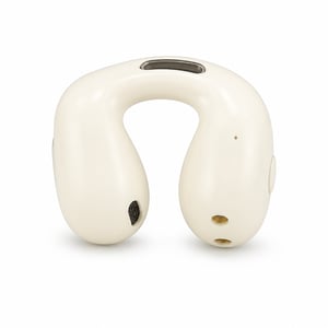 Unitate stânga pentru căști True Wireless JVC HA-NP1T-W NearPhones, Bluetooth 5.3, alb-crem