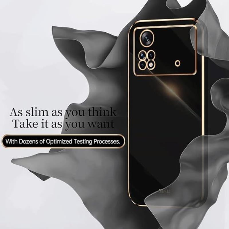 Xiaomi Poco M4 Pro 4G Aranyozott Kék TPU Védőtok
