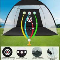 MOWAYSERS Prémium Minigolf Szett - 10 Labdával, Putting Szőnyeggel és Kiegészítőkkel, Beltéri Edzéshez 5