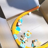 Hracia deka s hrazdičkou a závesnými hračkami pre bábätká Fehn 3D Sleeping Forest – 1 ks hračka (stav: pozri 2. obrázok) 2