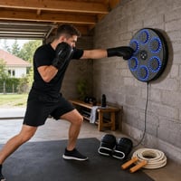 Set za boks i trening: Bluetooth boksačka vreća + 16 oz rukavice + 7 m uže za preskakanje 1