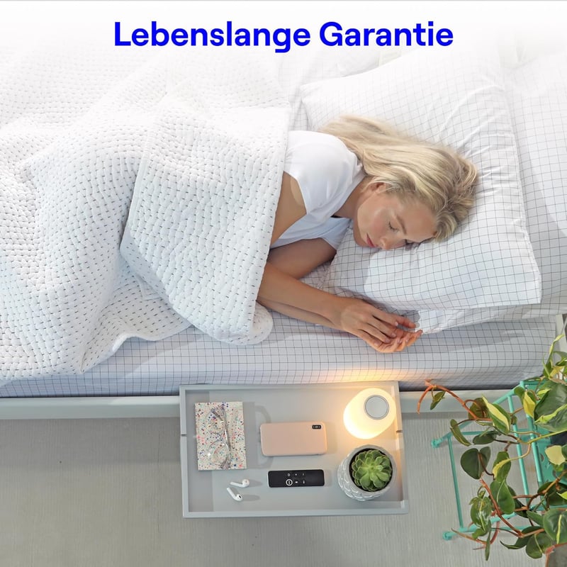 BedShelfie Emeletes Ágy Polc - Fehér Fa Éjjeliszekrény Kollégistáknak
