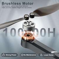 Tolatoyus TL16 GPS Drón Kefenélküli Motorral - Kezdőknek és Haladóknak, Automatikus Visszatérés Funkcióval, Beépített Akkumulátorral, 220g 5