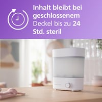 Philips Avent SCF293/00 Prémium Elektromos Sterilizáló és Szárító - 99,9% Baktériumölő, Vegyszermentes, 6 Cumisüveg Kapacitás 4