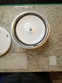 PETKIT automatska bežična fontana za vodu 1,8 l, nehrđajući čelik, s Bluetooth aplikacijom, za mačke i pse, bijela, s noćnim načinom rada 2